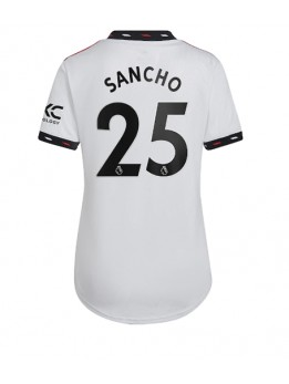 Manchester United Jadon Sancho #25 Auswärtstrikot für Frauen 2022-23 Kurzarm